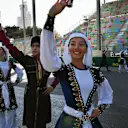 Sebastian Vettel (GER) Ferrari walks the track at Formula One World Championship, Rd4, Azerbaijan Grand Prix, Preparations, Baku City Circuit, Baku, Azerbaijan, Thursday 26 April 2018. © Jerry Andre/Sutton Images