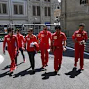 Sebastian Vettel (GER) Ferrari walks the track at Formula One World Championship, Rd4, Azerbaijan Grand Prix, Preparations, Baku City Circuit, Baku, Azerbaijan, Thursday 26 April 2018. © Jerry Andre/Sutton Images