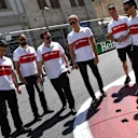 Marcus Ericsson (SWE) Alfa Romeo Sauber F1 Team walks the track at Formula One World Championship, Rd4, Azerbaijan Grand Prix, Preparations, Baku City Circuit, Baku, Azerbaijan, Thursday 26 April 2018. © Jerry Andre/Sutton Images