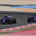 Pierre Gasly (FRA) Scuderia Toro Rosso STR13 and Brendon Hartley (NZL) Scuderia Toro Rosso STR13 at Formula One World Championship, Rd2, Bahrain Grand Prix, Practice, Bahrain International Circuit, Sakhir, Bahrain, Friday 6 April 2018. © Jerry Andre/Sutton Images