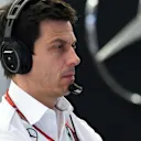 Toto Wolff (AUT) Mercedes AMG F1 Director of Motorsport at Formula One World Championship, Rd2, Bahrain Grand Prix, Practice, Bahrain International Circuit, Sakhir, Bahrain, Friday 6 April 2018. © Mark Sutton/Sutton Images