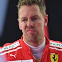 Sebastian Vettel (GER) Ferrari at Formula One World Championship, Rd2, Bahrain Grand Prix, Practice, Bahrain International Circuit, Sakhir, Bahrain, Friday 6 April 2018. © Mark Sutton/Sutton Images