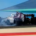 Charles Leclerc (MON) Alfa Romeo Sauber C37 spins at Formula One World Championship, Rd2, Bahrain Grand Prix, Practice, Bahrain International Circuit, Sakhir, Bahrain, Friday 6 April 2018. © Manuel Goria/Sutton Images