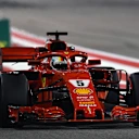 Sebastian Vettel (GER) Ferrari SF-71H at Formula One World Championship, Rd2, Bahrain Grand Prix, Practice, Bahrain International Circuit, Sakhir, Bahrain, Friday 6 April 2018. © Jerry Andre/Sutton Images