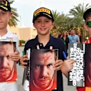 Sebastian Vettel (GER) Ferrari fans at Formula One World Championship, Rd2, Bahrain Grand Prix, Qualifying, Bahrain International Circuit, Sakhir, Bahrain, Saturday 7 April 2018. © Mark Sutton/Sutton Images