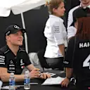 Valtteri Bottas (FIN) Mercedes-AMG F1 at the autograph session at Formula One World Championship, Rd2, Bahrain Grand Prix, Qualifying, Bahrain International Circuit, Sakhir, Bahrain, Saturday 7 April 2018. © Simon Galloway/Sutton Images