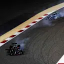 Brendon Hartley (NZL) Scuderia Toro Rosso STR13 locks up at Formula One World Championship, Rd2, Bahrain Grand Prix, Race, Bahrain International Circuit, Sakhir, Bahrain, Sunday 8 April 2018. © Manuel Goria/Sutton Images