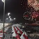 Fireworks at the end of the race at Formula One World Championship, Rd2, Bahrain Grand Prix, Race, Bahrain International Circuit, Sakhir, Bahrain, Sunday 8 April 2018. © Simon Galloway/Sutton Images