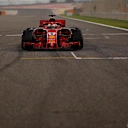 Sebastian Vettel (GER) Ferrari SF-71H on the grid at Formula One World Championship, Rd2, Bahrain Grand Prix, Race, Bahrain International Circuit, Sakhir, Bahrain, Sunday 8 April 2018. © Manuel Goria/Sutton Images