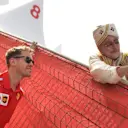 Sebastian Vettel (GER) Ferrari fans selfie at Formula One World Championship, Rd2, Bahrain Grand Prix, Race, Bahrain International Circuit, Sakhir, Bahrain, Sunday 8 April 2018. © Simon Galloway/Sutton Images