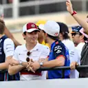 Drivers parade at Formula One World Championship, Rd2, Bahrain Grand Prix, Race, Bahrain International Circuit, Sakhir, Bahrain, Sunday 8 April 2018. © Jerry Andre/Sutton Images