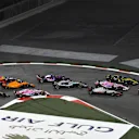 The start of the race at Formula One World Championship, Rd2, Bahrain Grand Prix, Race, Bahrain International Circuit, Sakhir, Bahrain, Sunday 8 April 2018. © Mark Sutton/Sutton Images