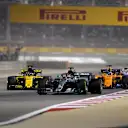 Lewis Hamilton (GBR) Mercedes-AMG F1 W09 EQ Power+ at Formula One World Championship, Rd2, Bahrain Grand Prix, Race, Bahrain International Circuit, Sakhir, Bahrain, Sunday 8 April 2018. © Simon Galloway/Sutton Images