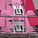 Force India VJM11 nose and front wings at Formula One World Championship, Rd2, Bahrain Grand Prix, Preparations, Bahrain International Circuit, Sakhir, Bahrain, Thursday 5 April 2018. © Mark Sutton/Sutton Images