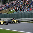 Nico Hulkenberg, Renault Sport F1 Team R.S. 18 And Carlos Sainz, Renault Sport F1 Team R.S. 18 at Formula One World Championship, Rd13, Belgian Grand Prix, Qualifying, Spa Francorchamps, Belgium, Saturday 25 August 2018. © Mark Sutton/Sutton Images