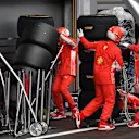 Flat spot on the front Pirelli tyre of Stoffel Vandoorne, McLaren MCL33 after crashing in FP3 at Formula One World Championship, Rd13, Belgian Grand Prix, Qualifying, Spa Francorchamps, Belgium, Saturday 25 August 2018. © Mark Sutton/Sutton Images