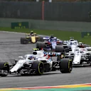 Sergey Sirotkin, Williams FW41 leads Marcus Ericsson, Alfa Romeo Sauber C37 at Formula One World Championship, Rd13, Belgian Grand Prix, Race, Spa Francorchamps, Belgium, Sunday 26 August 2018. © Jerry Andre/Sutton Images