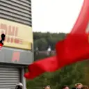 Race winner Sebastian Vettel, Ferrari celebrates in parc ferme at Formula One World Championship, Rd13, Belgian Grand Prix, Race, Spa Francorchamps, Belgium, Sunday 26 August 2018. © Steven Tee/LAT/Sutton Images