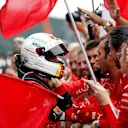Race winner Sebastian Vettel, Ferrari celebrates in parc ferme at Formula One World Championship, Rd13, Belgian Grand Prix, Race, Spa Francorchamps, Belgium, Sunday 26 August 2018. © Steven Tee/LAT/Sutton Images