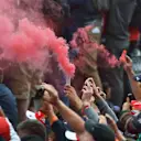Fans and flares at Formula One World Championship, Rd13, Belgian Grand Prix, Race, Spa Francorchamps, Belgium, Sunday 26 August 2018. © Jose Rubio/Sutton Images