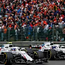 Sergey Sirotkin, Williams FW41 and Lance Stroll, Williams FW41 battle at Formula One World Championship, Rd13, Belgian Grand Prix, Race, Spa Francorchamps, Belgium, Sunday 26 August 2018. © Manuel Goria/Sutton Images