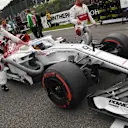 Marcus Ericsson, Alfa Romeo Sauber C37 on the grid at Formula One World Championship, Rd13, Belgian Grand Prix, Race, Spa Francorchamps, Belgium, Sunday 26 August 2018. © Mark Sutton/Sutton Images