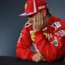 Kimi Raikkonen, Ferrari in the press conference at Formula One World Championship, Rd20, Brazilian Grand Prix, Race, Interlagos, Sao Paulo, Brazil, Sunday 11 November 2018.