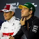 Formula One World Championship, Rd20, Brazilian Grand Prix, Preparations, Interlagos, Sao Paulo, Brazil, Thursday 8 November 2018. (L-R) Lance Stroll, Marcus Ericsson, Stoffel Vandoorne