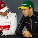 Marcus Ericsson, Alfa Romeo Sauber F1 Team and Stoffel Vandoorne, McLaren in the press conference at Formula One World Championship, Rd20, Brazilian Grand Prix, Preparations, Interlagos, Sao Paulo, Brazil, Thursday 8 November 2018.