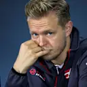 Kevin Magnussen, Haas F1 Team in the press conference at Formula One World Championship, Rd20, Brazilian Grand Prix, Preparations, Interlagos, Sao Paulo, Brazil, Thursday 8 November 2018.