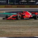 Kimi Raikkonen (FIN) Ferrari SF-71H spins at Formula One World Championship, Rd10, British Grand Prix, Practice, Silverstone, England, Friday 6 July 2018. © Manuel Goria/Sutton Images