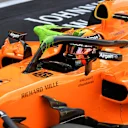 Stoffel Vandoorne (BEL) McLaren MCL33 with aero paint on halo at Formula One World Championship, Rd10, British Grand Prix, Practice, Silverstone, England, Friday 6 July 2018. © Mark Sutton/Sutton Images