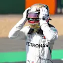 Pole sitter Lewis Hamilton (GBR) Mercedes-AMG F1 W09 EQ Power+ celebrates in parc ferme at Formula One World Championship, Rd10, British Grand Prix, Qualifying, Silverstone, England, Saturday 7 July 2018. © Simon Galloway/Sutton Images