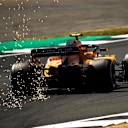 Stoffel Vandoorne (BEL) McLaren MCL33 sparks at Formula One World Championship, Rd10, British Grand Prix, Qualifying, Silverstone, England, Saturday 7 July 2018. © Manuel Goria/Sutton Images