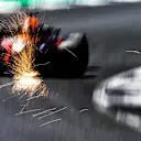 Daniel Ricciardo (AUS) Red Bull Racing RB14 sparks at Formula One World Championship, Rd10, British Grand Prix, Qualifying, Silverstone, England, Saturday 7 July 2018. © Manuel Goria/Sutton Images