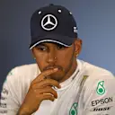 Lewis Hamilton (GBR) Mercedes-AMG F1 in Press Conference at Formula One World Championship, Rd10, British Grand Prix, Race, Silverstone, England, Sunday 8 July 2018. © Simon Galloway/Sutton Images