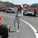Lewis Hamilton (GBR) Mercedes-AMG F1 in parc ferme at Formula One World Championship, Rd10, British Grand Prix, Race, Silverstone, England, Sunday 8 July 2018. © Simon Galloway/Sutton Images