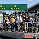Drivers parade at Formula One World Championship, Rd10, British Grand Prix, Race, Silverstone, England, Sunday 8 July 2018. © Mark Sutton/Sutton Images