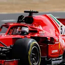 Race winner Sebastian Vettel (GER) Ferrari SF-71H celebrates at Formula One World Championship, Rd10, British Grand Prix, Race, Silverstone, England, Sunday 8 July 2018. © Zak Mauger/LAT/Sutton Images