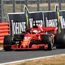 Race winner Sebastian Vettel (GER) Ferrari SF-71H arrives in parc ferme at Formula One World Championship, Rd10, British Grand Prix, Race, Silverstone, England, Sunday 8 July 2018. © Mark Sutton/Sutton Images
