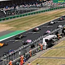 The start of the race at Formula One World Championship, Rd10, British Grand Prix, Race, Silverstone, England, Sunday 8 July 2018. © Jerry Andre/Sutton Images