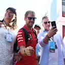 From Sunday... Sebastian Vettel (GER) Ferrari fans selfie at Formula One World Championship, Rd10, British Grand Prix, Race, Silverstone, England, Sunday 8 July 2018. © Simon Galloway/Sutton Images