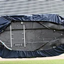 Red Bull Racing mechanics with Red Bull Racing RB14 floor at Formula One World Championship, Rd10, British Grand Prix, Preparations, Silverstone, England, Thursday 5 July 2018. © Mark Sutton/Sutton Images