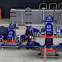 Scuderia Toro Rosso STR13 nose and front wings at Formula One World Championship, Rd10, British Grand Prix, Preparations, Silverstone, England, Wednesday 4 July 2018. © Mark Sutton/Sutton Images