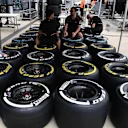 Pirelli tyres at Formula One World Championship, Rd10, British Grand Prix, Preparations, Silverstone, England, Wednesday 4 July 2018. © Mark Sutton/Sutton Images