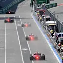 Pit lane action at Formula One World Championship, Rd7, Canadian Grand Prix, Practice, Montreal, Canada, Friday 8 June 2018. © Jerry Andre/Sutton Images