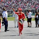 Pole sitter Sebastian Vettel (GER) Ferrari celebrates in parc ferme at Formula One World Championship, Rd7, Canadian Grand Prix, Qualifying, Montreal, Canada, Saturday 9 June 2018. © Jerry Andre/Sutton Images