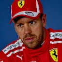 Sebastian Vettel (GER) Ferrari in the Press Conference at Formula One World Championship, Rd7, Canadian Grand Prix, Qualifying, Montreal, Canada, Saturday 9 June 2018. © Jerry Andre/Sutton Images
