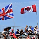 Union flag and Canadian flag at Formula One World Championship, Rd7, Canadian Grand Prix, Qualifying, Montreal, Canada, Saturday 9 June 2018. © Mark Sutton/Sutton Images