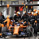 Fernando Alonso (ESP) McLaren MCL33 retires from the race at Formula One World Championship, Rd7, Canadian Grand Prix, Race, Montreal, Canada, Sunday10 June 2018. © Mark Sutton/Sutton Images